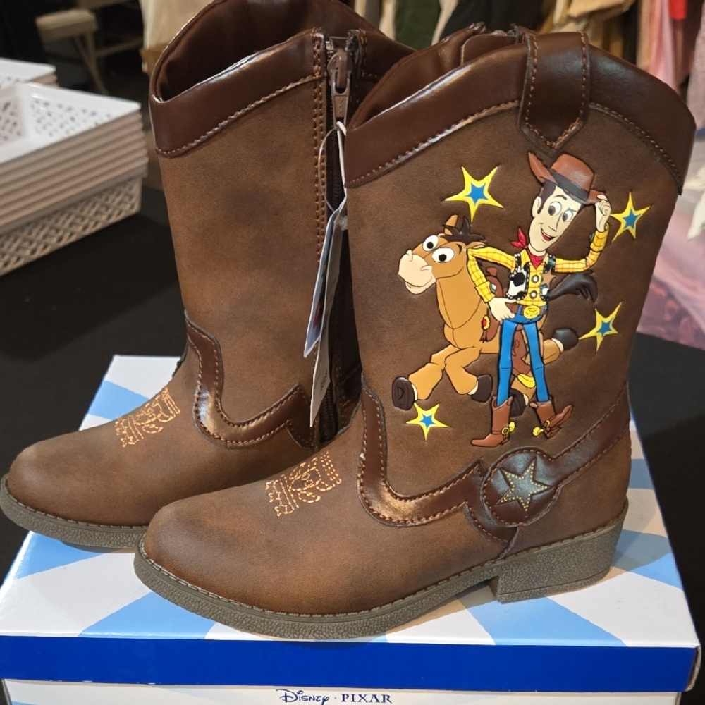 Woody & Bullseye Kids Brown Boots